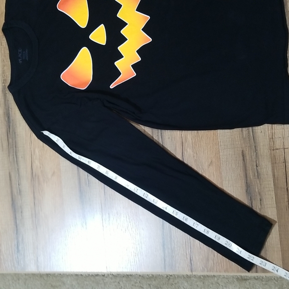 THE CHILDREN'S PLACE Boy's Halloween Pumpkin Graphic Tee - Black - Picture 8 of 8